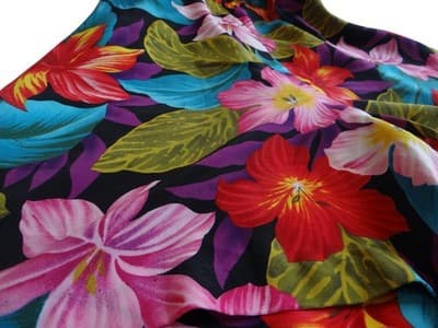 Vintage S.L. Petites Floral Short Dress – Vibrant Tropical Style - Thumbnail 8