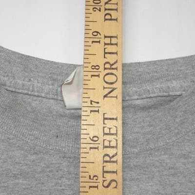 Hard Rock Cafe Cayman Islands Graphic Cropped T-Shirt Gray Women XL Boxy Raw Hem - Thumbnail 8