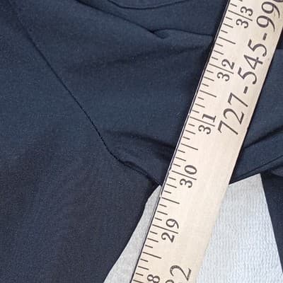 Scrubaid Womens Tapered Fit Four Way Stretch Scrub Pants Black Joggers Size L - Thumbnail 6