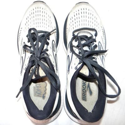 Brooks Ghost 14 Womens Running Shoes Grey Blue Size 9.5 Narrow 2A Sneakers - Thumbnail 6
