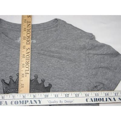 Yeomans Cask Lion Womens T Shirt Queen Elizabeth David Bowie Lightning Grey S - Thumbnail 6