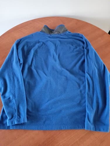 The NORTH FACE Mens Sweater XL Blue Full Zip Mock Neck Polyester Fleece Pockets - Thumbnail 6