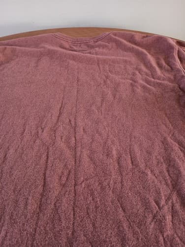Carhartt Shirt Mens XL Maroon Short Sleeve Crew Neck Original Fit Cotton Logo - Thumbnail 7