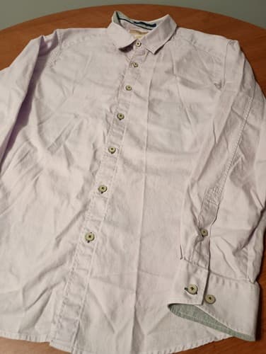 Tommy Bahama Shirt Mens Large Island Modern Fit Light Purple Button Down Dress - Thumbnail 4