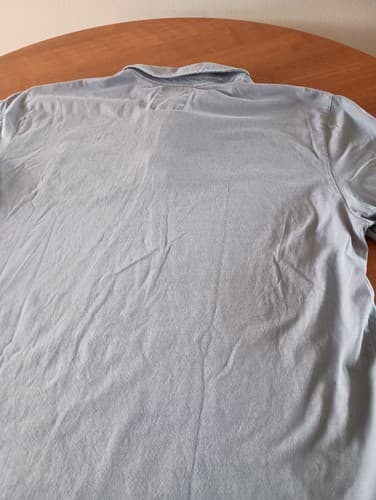 LL Bean Polo Shirt XL Mens Teal Blue Cotton Short Sleeve Pockets - Thumbnail 6