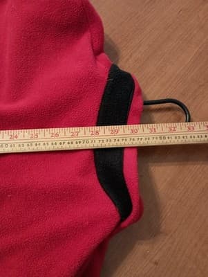 Vintage 90s Unlimited Marlboro Fleece Jacket Mens Large Red Black Colorblock - Thumbnail 11