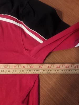 Harley Davidson Womens XL Quarter Zip 2011 Red Embroidered Long Sleeve Shirt - Thumbnail 6