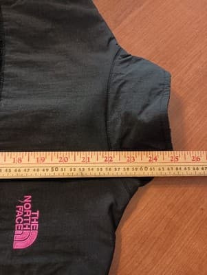 The North Face Denali Plush Jacket Girls Black Fuschia Pink Size Large 14/16 - Thumbnail 9