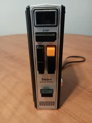 Vintage Sears Cassette Player Model 799 Tape Recorder Tested - Thumbnail 2