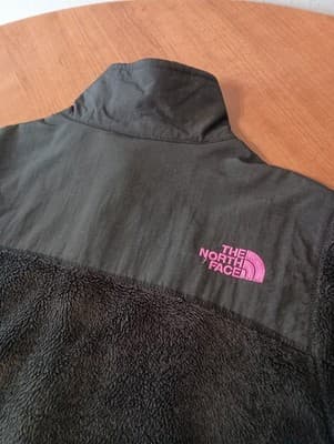 The North Face Denali Plush Jacket Girls Black Fuschia Pink Size Large 14/16 - Thumbnail 7