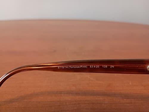 Coach HC 8056 L052 Kylie Eyeglasses FRAMES ONLY 5115/14 Tortoise Pink 53 20 135 - Thumbnail 5