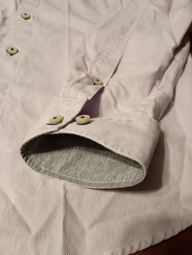 Tommy Bahama Shirt Mens Large Island Modern Fit Light Purple Button Down Dress - Thumbnail 5