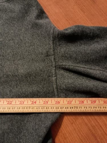 Lauren Ralph Lauren Womens Small Hoodie Sweatshirt Full Zip Grey Cotton Fleece - Thumbnail 9