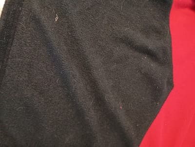 Vintage 90s Unlimited Marlboro Fleece Jacket Mens Large Red Black Colorblock - Thumbnail 5