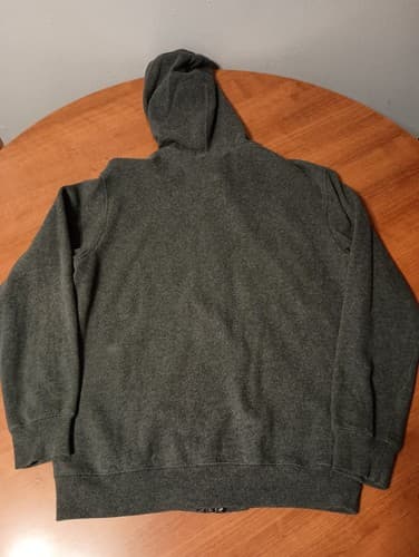 Lauren Ralph Lauren Womens Small Hoodie Sweatshirt Full Zip Grey Cotton Fleece - Thumbnail 7