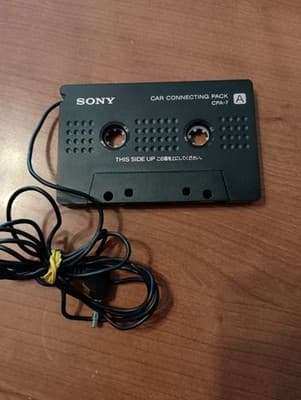 Rare Sony CPA-7 Car Connecting Cassette Pack for iPod/MP3/MD/CD Walkman/DiscMan