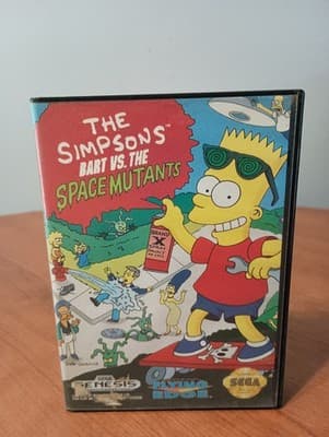Simpsons: Bart vs. The Space Mutants (Sega Genesis, 1992) Missing Manual! Tested