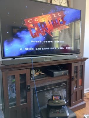 Cosmic Carnage for Sega Genesis 32X In Box No Manaul Tested Works - Thumbnail 10