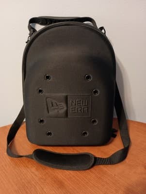 NEW ERA BASEBALL HAT TRAVEL CARRY CASE HARD COVER FOR 6 HATS