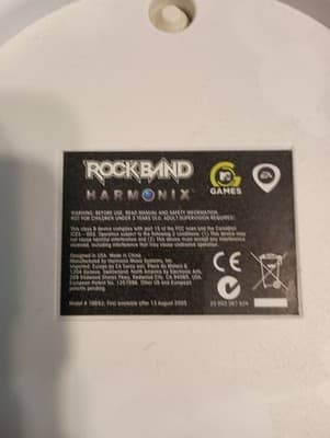 Harmonix Nintendo Wii Rock Band Drum Set And Pedal Model 19092 Wired USB Works - Thumbnail 6