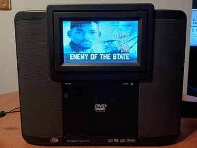 Mobile DVD Player Venturer PVS1680 2003 Car Theater System Tested and Works
