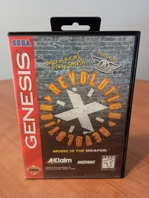 Revolution X Sega Genesis No Manual Tested Cleaned