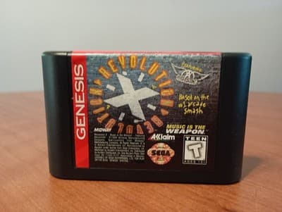 Revolution X Sega Genesis No Manual Tested Cleaned - Thumbnail 4