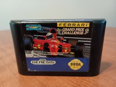 Ferrari Grand Prix Challenge - Sega Genesis - No Manual. Tested Works - Thumbnail 4