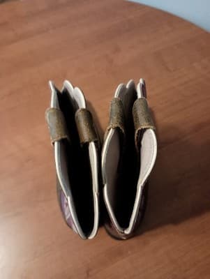 Ariat womens Tombstone Western Boots - Broad Square Toe size 7B maroon - Thumbnail 8