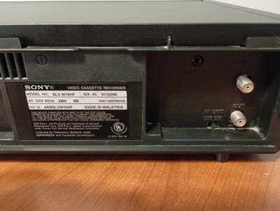 Sony VCR SLV-M10HF Video Cassette Recorder Hi-Fi Smart File W/ Remote Tested - Thumbnail 7