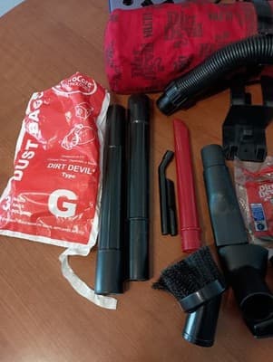 Dirt Devil by Royal Ultra Red Electric Hand Vac Handheld Vacuum M08230 WORKS - Thumbnail 2