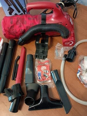 Dirt Devil by Royal Ultra Red Electric Hand Vac Handheld Vacuum M08230 WORKS - Thumbnail 3