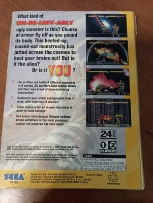 Cosmic Carnage for Sega Genesis 32X In Box No Manaul Tested Works - Thumbnail 5