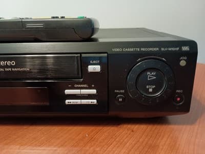 Sony VCR SLV-M10HF Video Cassette Recorder Hi-Fi Smart File W/ Remote Tested - Thumbnail 2