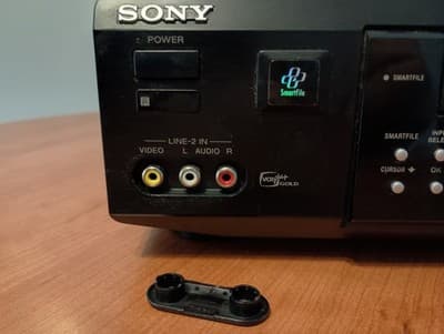 Sony VCR SLV-M10HF Video Cassette Recorder Hi-Fi Smart File W/ Remote Tested - Thumbnail 4