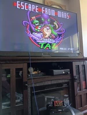 Taz in Escape From Mars (Sega Genesis, 1994) CIB with Manual Tested D - Thumbnail 6