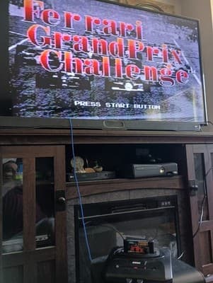 Ferrari Grand Prix Challenge - Sega Genesis - No Manual. Tested Works - Thumbnail 6