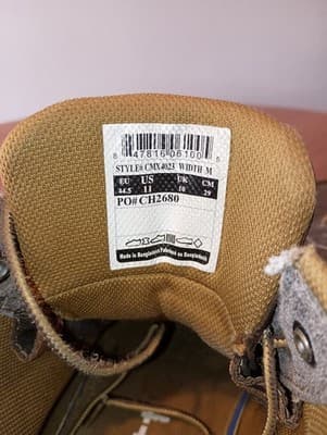 Carhartt Men's Size 11 4" Moc Toe Wedge Chukka Soft Toe Work Boot Brown CMX4023 - Thumbnail 7
