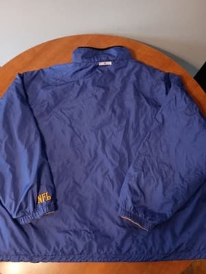 Minnesota Vikings NFL Fleece Sweater Mens 3XL Reversible Full Zip Yellow Purple - Thumbnail 3