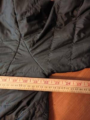 The North Face Womens Jacket XL Reversible Full Zip Puffer Sherpa Black Silver - Thumbnail 5