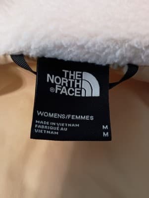 The North Face Womens Sweater Medium Light Brown Cream Full Zip Puffer - Thumbnail 2