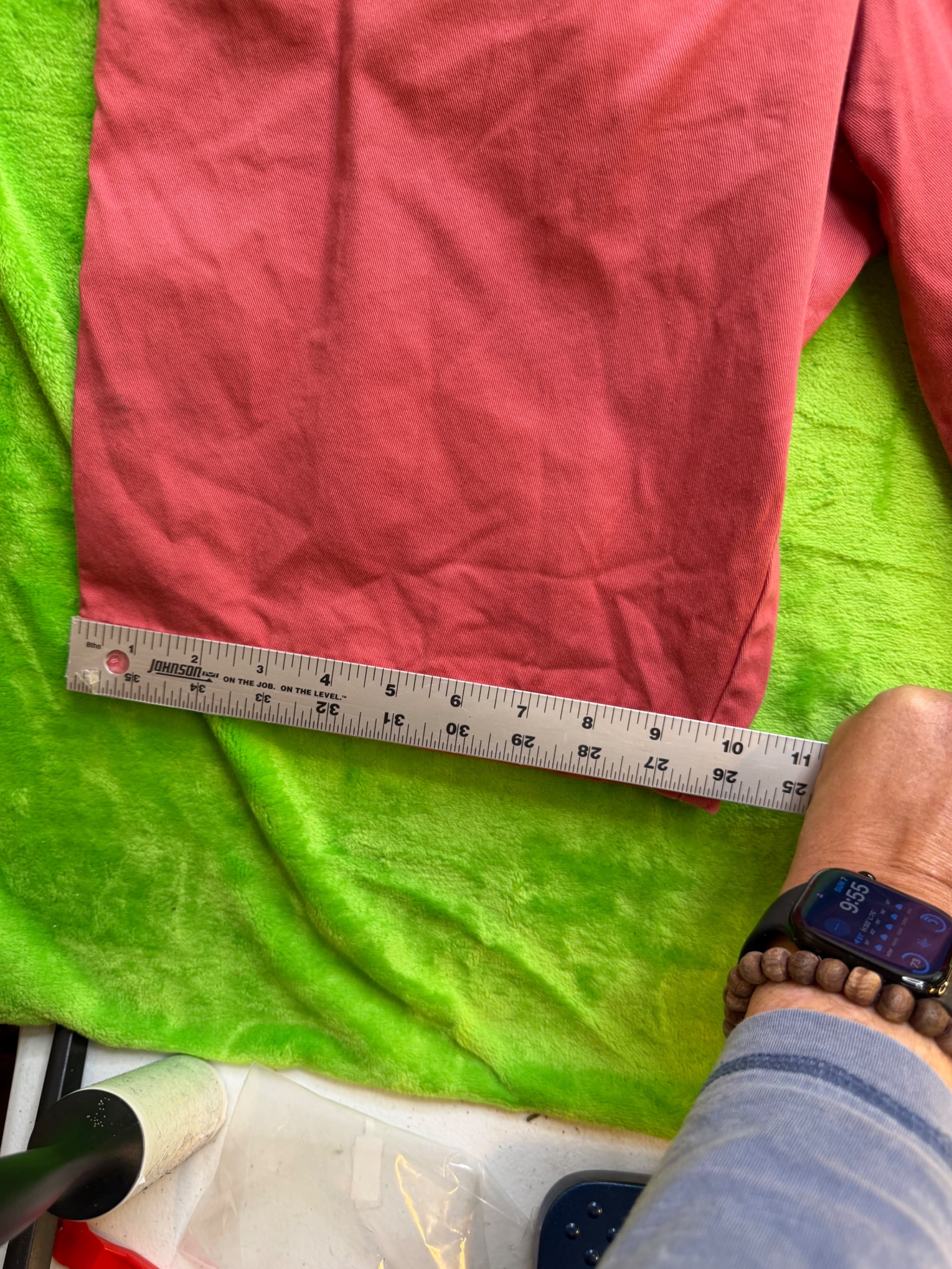 Polo Ralph Lauren Boys Chino Shorts Sz 20 Salmon Pink 100% Cotton - Thumbnail 8