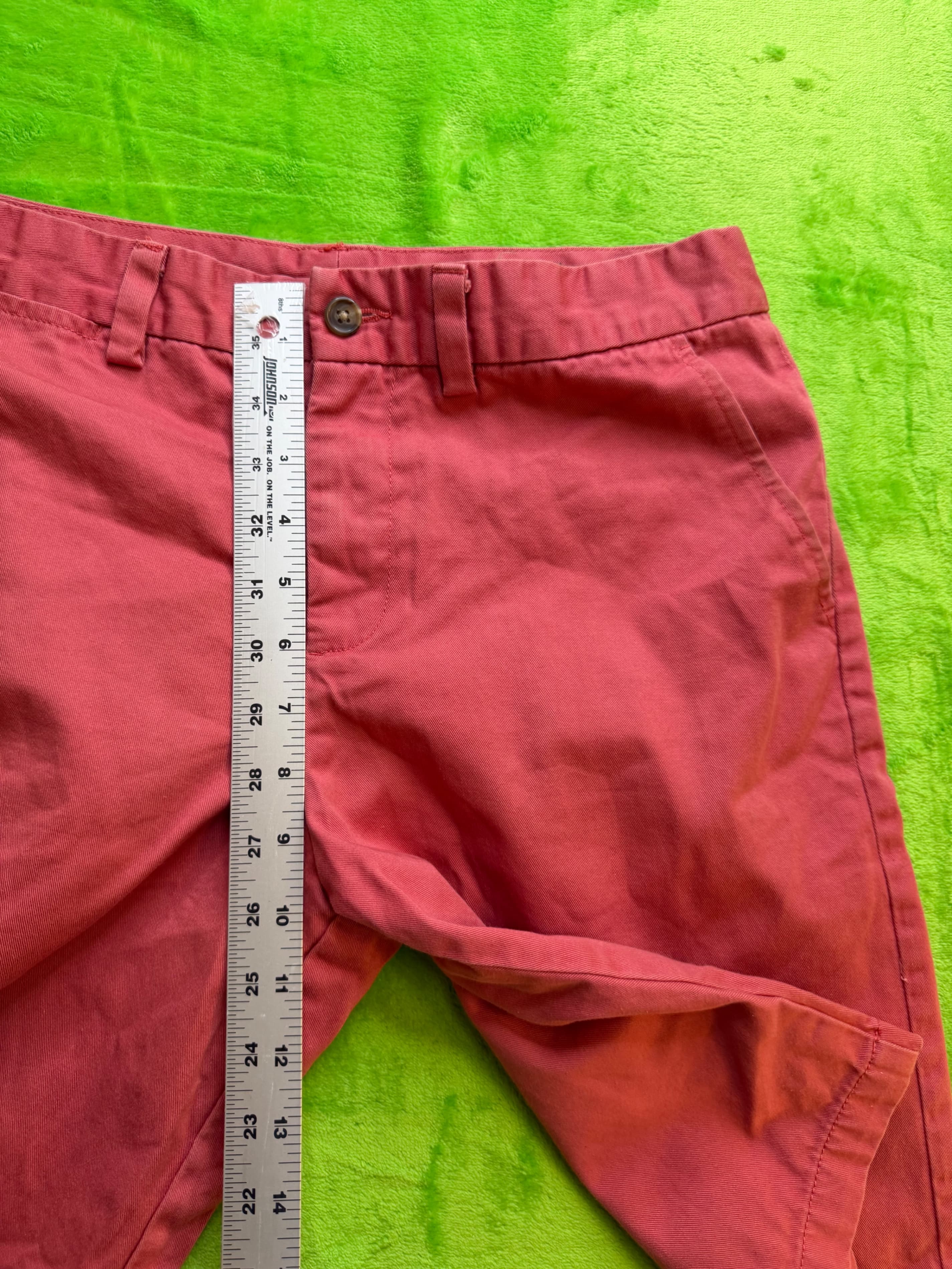 Polo Ralph Lauren Boys Chino Shorts Sz 20 Salmon Pink 100% Cotton - Thumbnail 7