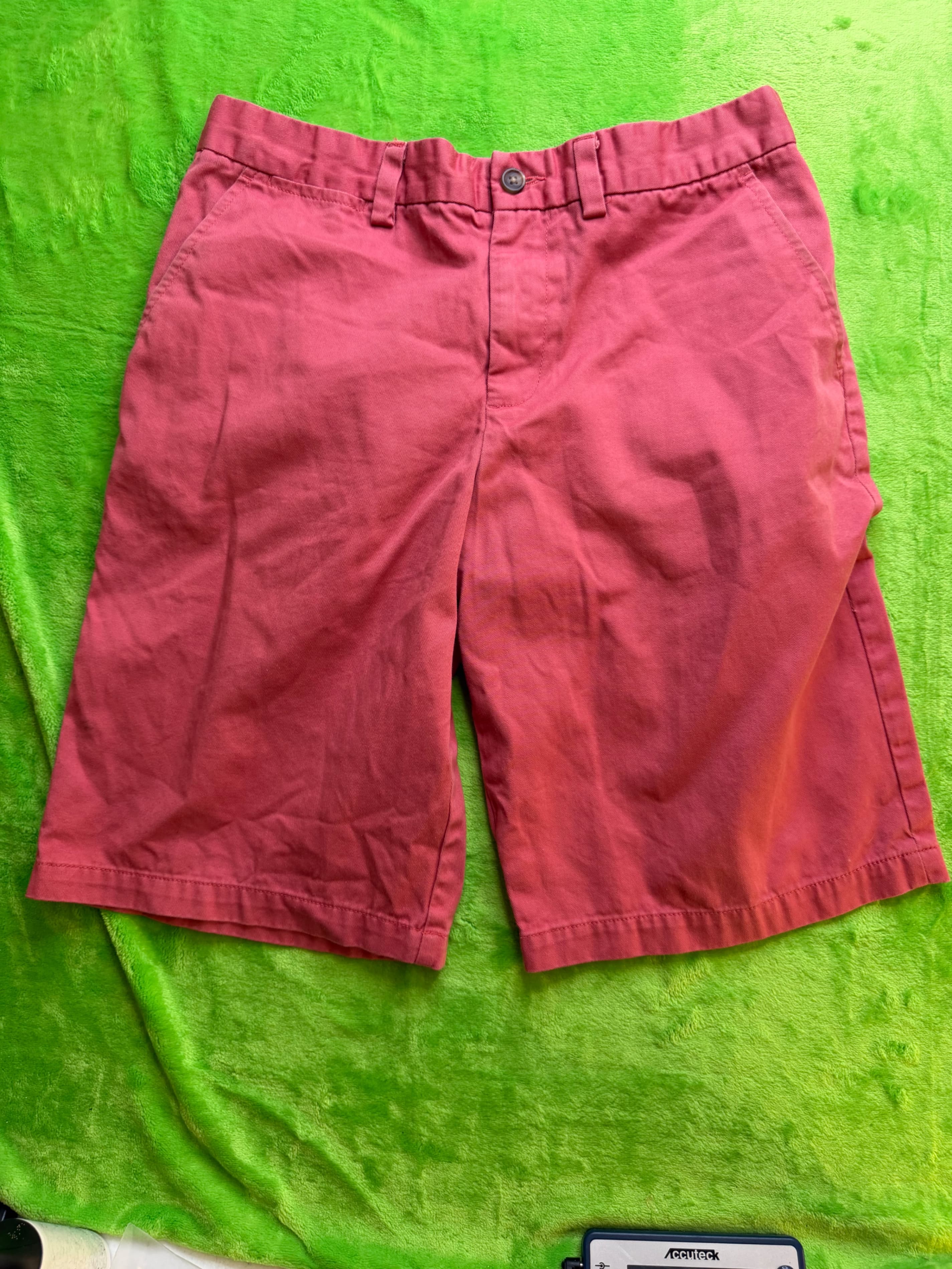 Polo Ralph Lauren Boys Chino Shorts Sz 20 Salmon Pink 100% Cotton