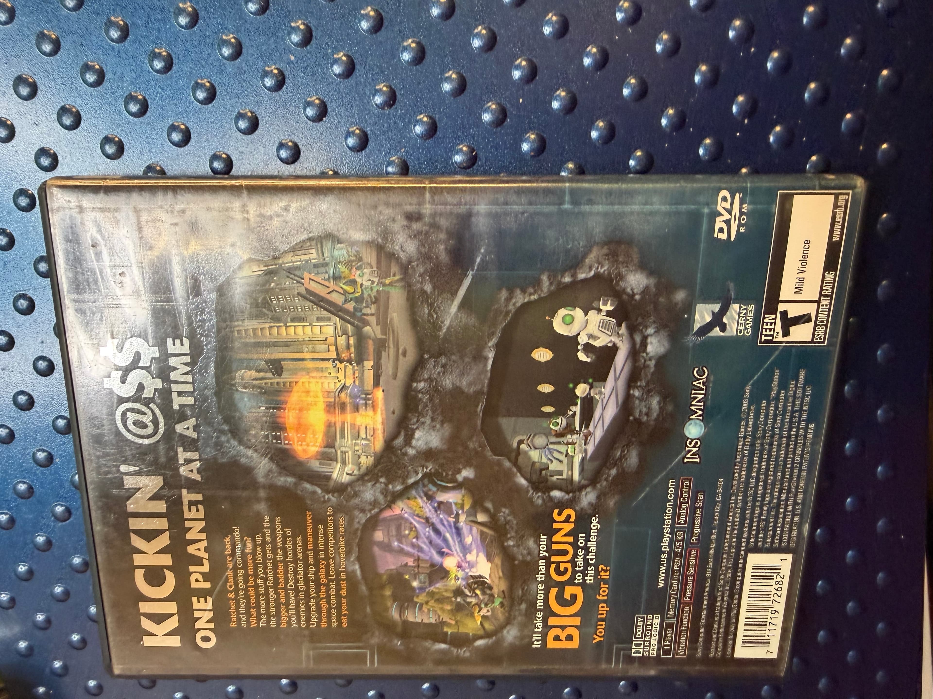 Ratchet & Clank Going Commando PS2 Black Label CIB Tested - Thumbnail 3