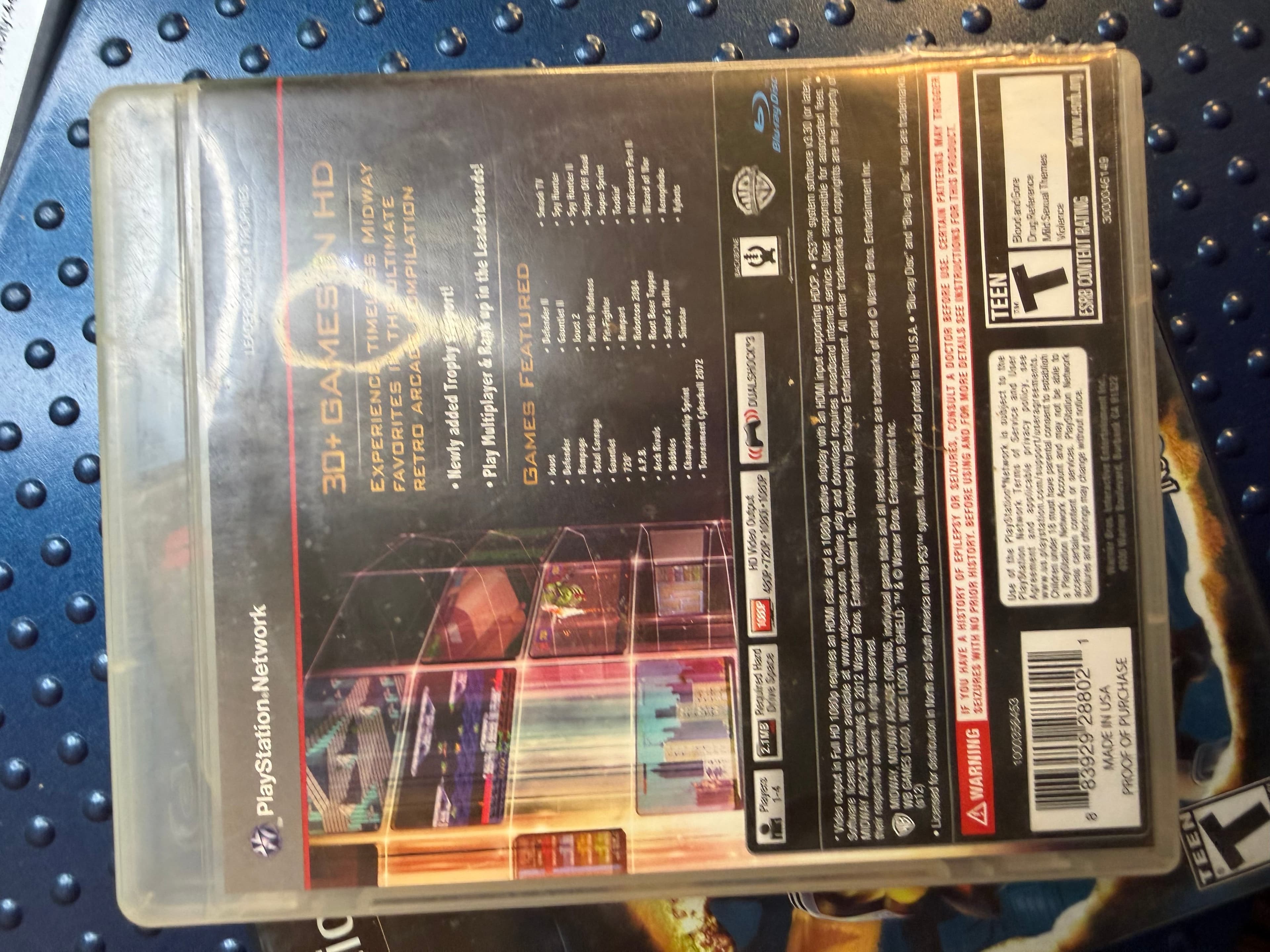 Midway Arcade Origins PS3 CIB 30+ Classic Games Tested - Thumbnail 3