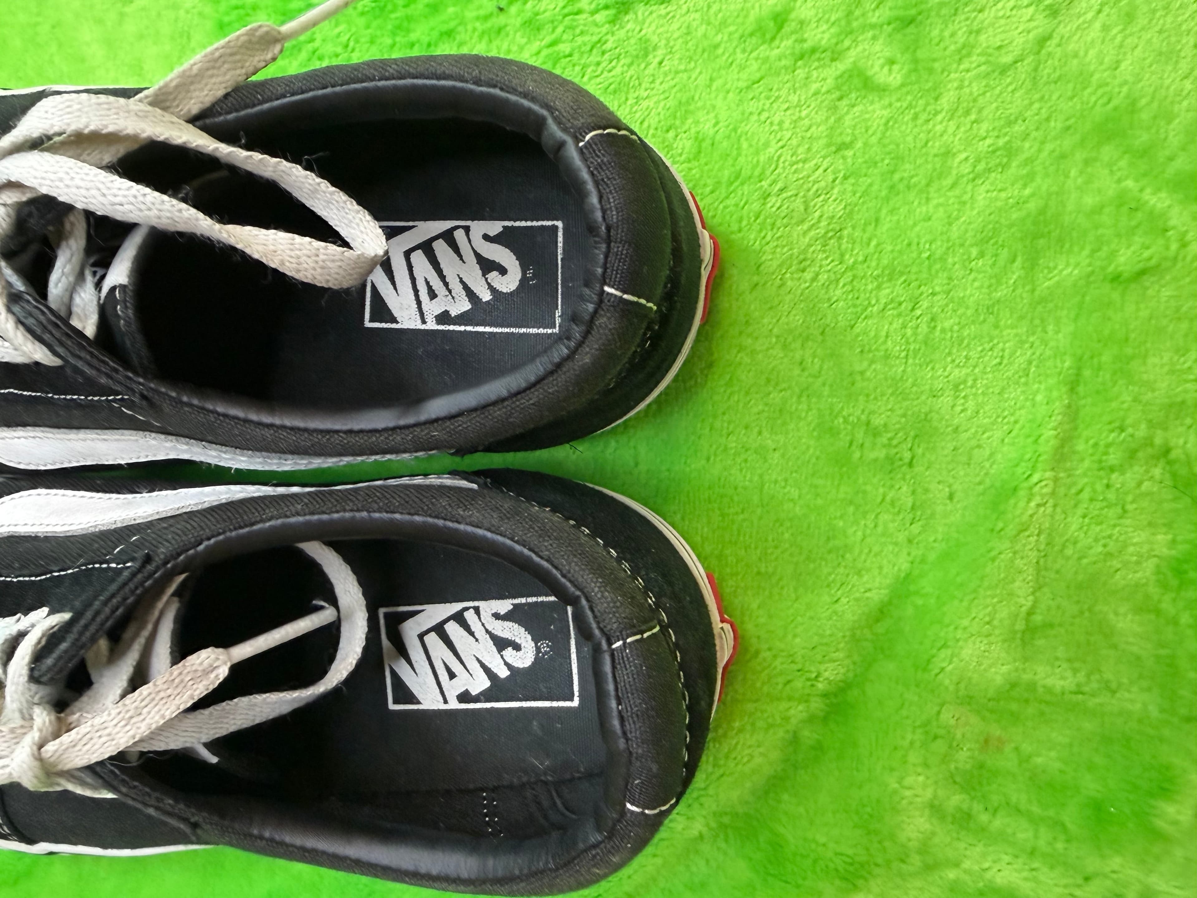 Vans Old Skool Black White Skate Shoes Mens Sz 8.5 Classic - Thumbnail 6