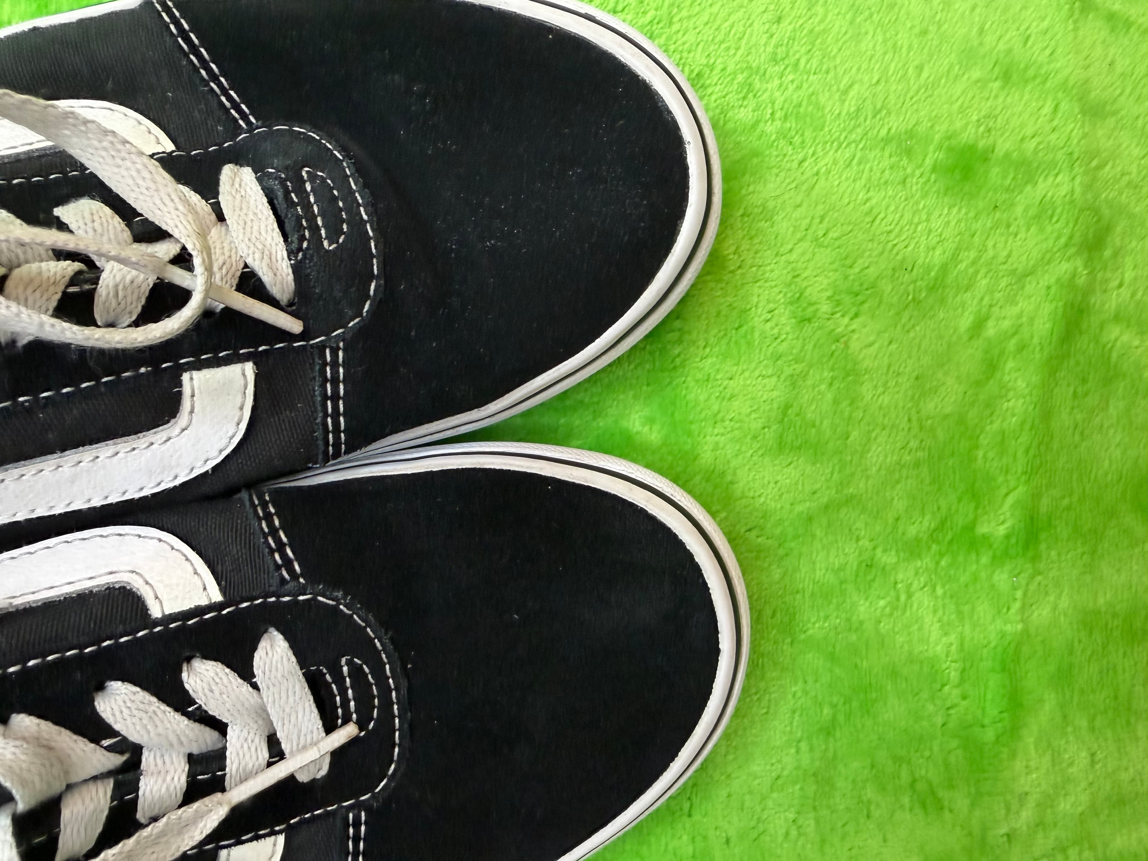 Vans Old Skool Black White Skate Shoes Mens Sz 8.5 Classic - Thumbnail 9