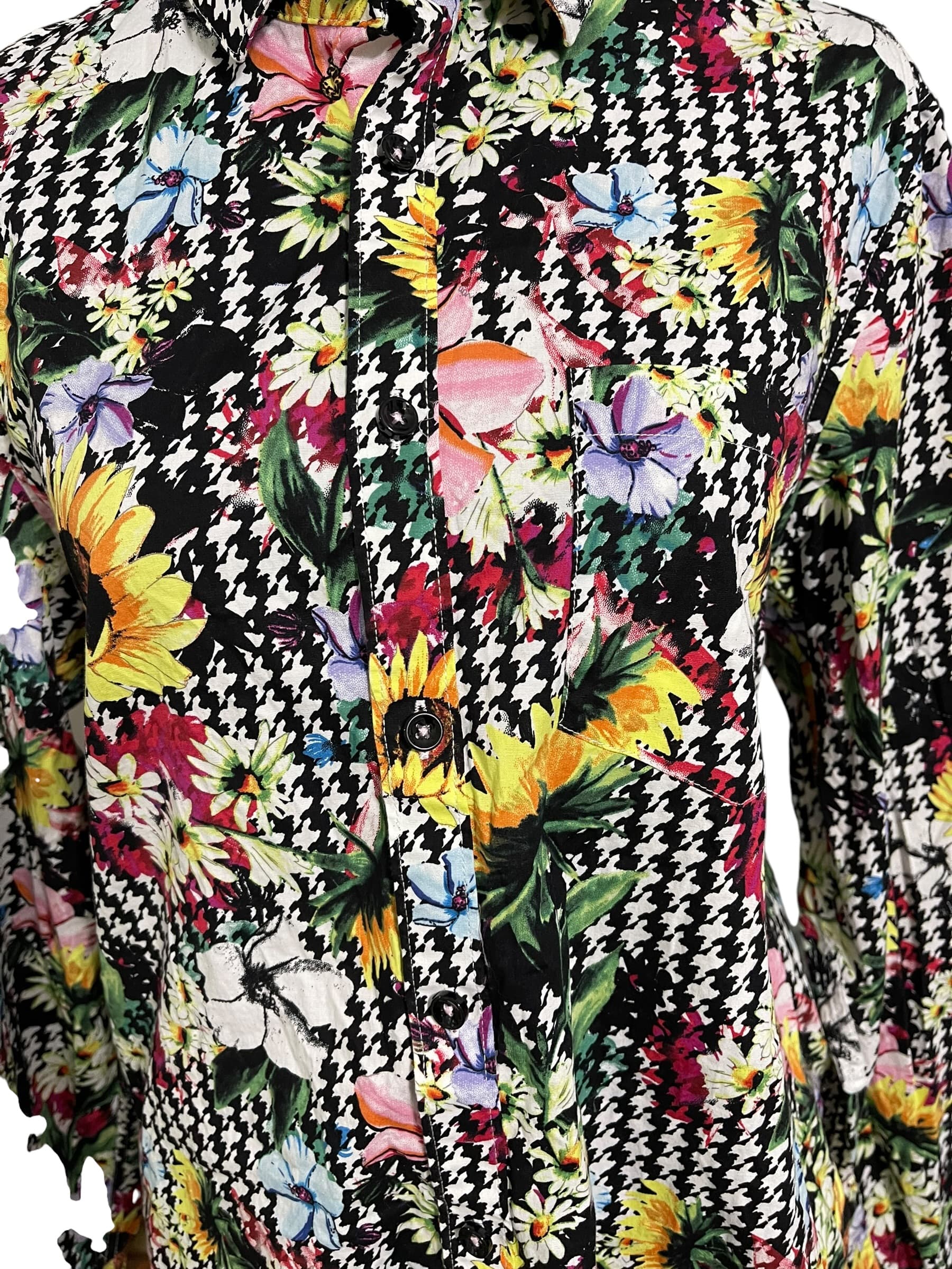 Paisley & Gray Men’s Colorful Button Up Casual Shirt - Thumbnail 4
