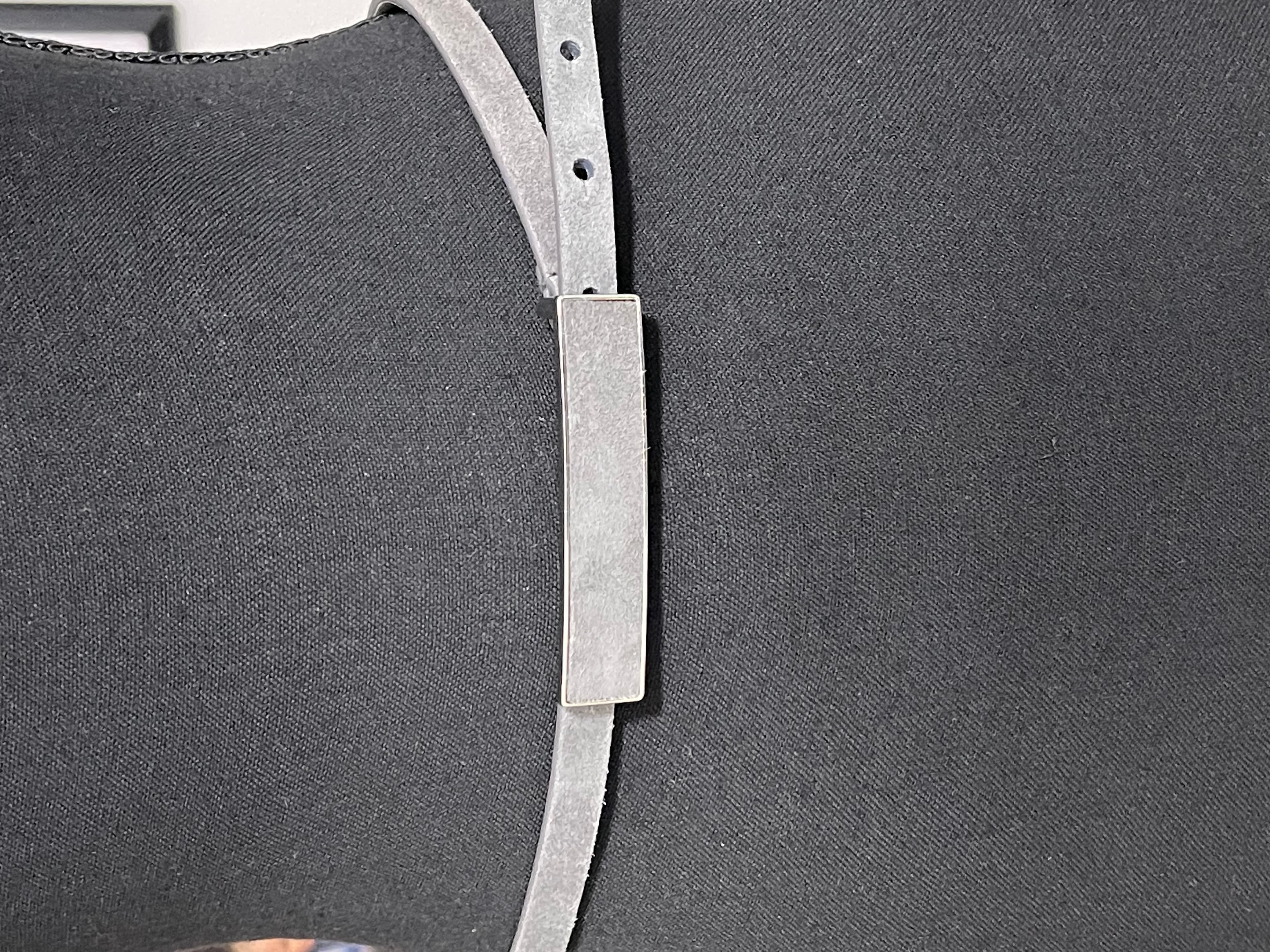 White House Black Market Women’s thin Leather Belt - Thumbnail 3